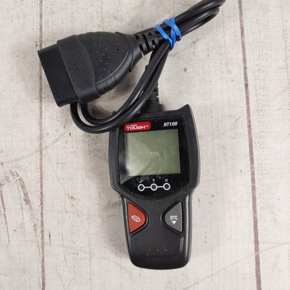 Hyper Tough HT100 OBD2 Diagnostic Tool Automotive Check Engine TESTED WORKING